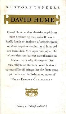 David Hume - de store tænkere