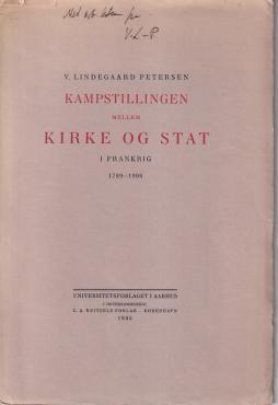 Kampstillingen mellem kirke og stat i Frankrig 1789-1906