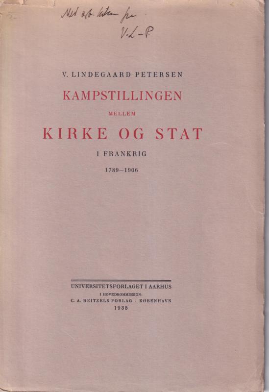 Kampstillingen mellem kirke og stat i Frankrig 1789-1906