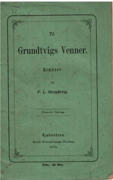 Til Grundtvigs venner (småskrift)