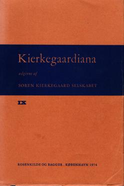 Kierkegaardiana IX