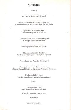Kierkegaardiana 21