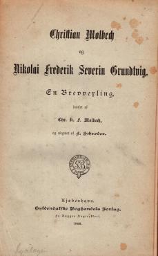 Christian Molbech og Nikolaj Frederik Severin Grundtvig