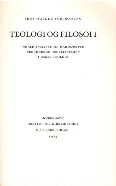 Teologi og filosofi