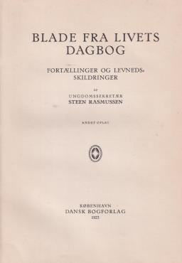 Blade fra Livets Dagbog.