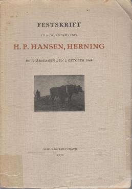 Festskrift til museumsforstander H.P. Hansen, Herning