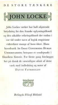 John Locke - De store tænkere