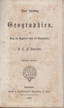Kort lærebog i geographien, 1859