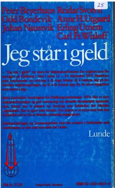 Jeg står i gjeld
