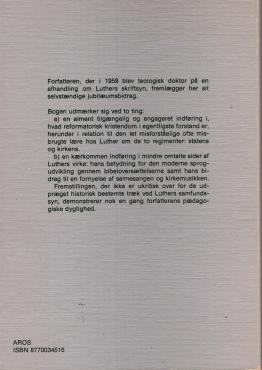 Martin Luthers betydning for kirke og kultur