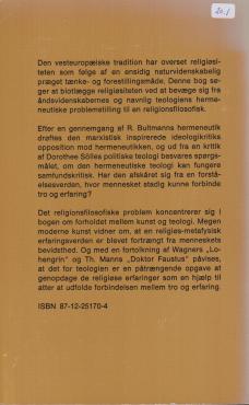 Hermeneutik og religionsfilosofi