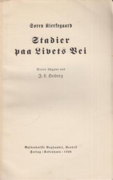 Stadier på livets vej (1938)