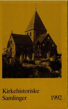 Kirkehistorie samlinger 1992
