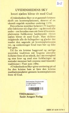 Uvidenhedens sky - hvori sjælen bliver ét med Gud