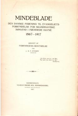 Dansk Sømandsmission i fremmede havne 1867 - 1917