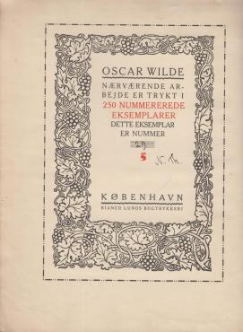 Oscar Wilde