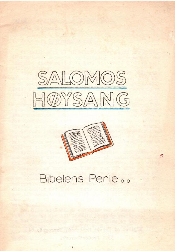 Salomos Høysang