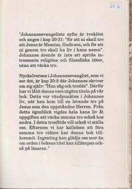 Han såg och trodde