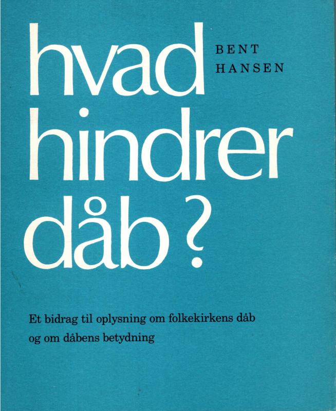 Hvad hindrer dåb?