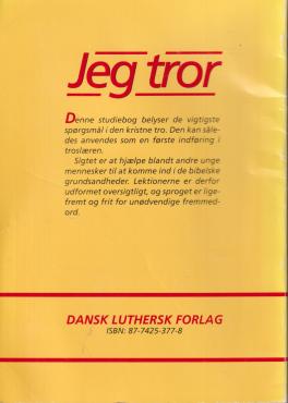 Jeg tror
