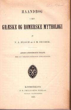 Haandbog i den græske og romerske mythologi