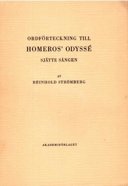 Ordförteckning till Homeros' Odyssé