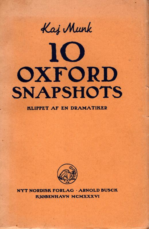 10 Oxford snapshots klippet af en dramatiker