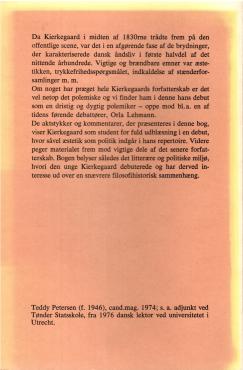 Kierkegaards polemiske debut