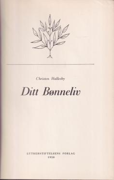 Ditt Bønneliv
