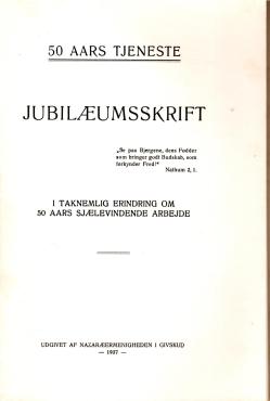 50 aars tjeneste i Guds gerning 1887 - 1937