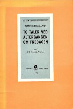 To taler ved altergangen om fredagen (1950)