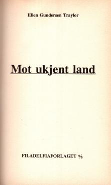 Mot ukjent land