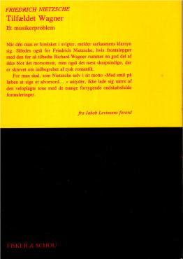 Tilfældet Wagner - Et musikerproblem