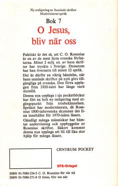 O Jesus, bliv när oss (Bok 7)