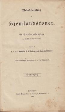 Melodisamling til Hjemlandstoner (1902, 08) ¤
