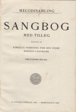 Melodi Samling til indre missions sangbog med tillæg