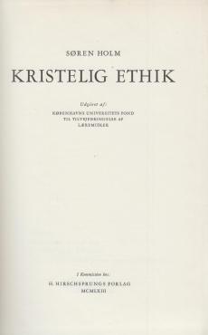 Kristelig ethik