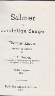 Salmer og aandelige sange af Kingo (1977)