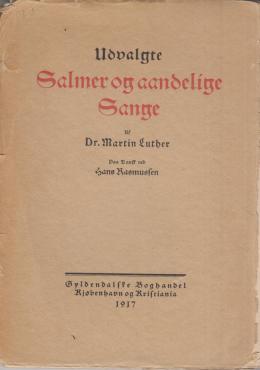 Udvalgte salmer og aandelige sange