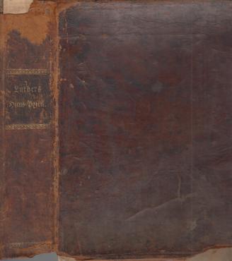 Dr Martin Luthers kirke og huus-postiller (1858) 1. og 2. deel i et bind