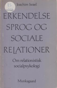 Erkendelse sprog og sociale relationer
