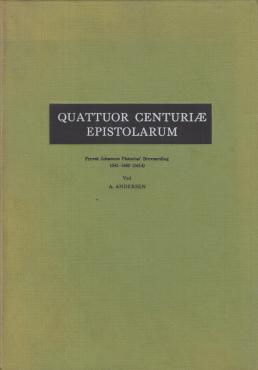 Quattuor centuriæ epistolarum (Provst Johannes Pistorius' brevsamling )