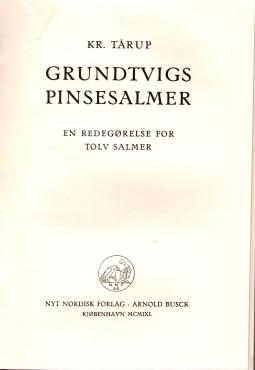 Grundtvigs pinsesalmer