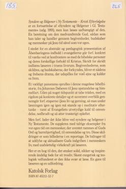 Syndere og Helgener i Ny Testamente