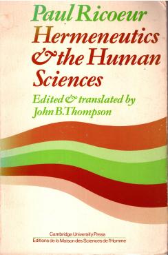 Hermeneutics & the Human Sciences
