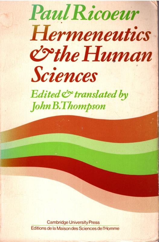 Hermeneutics & the Human Sciences