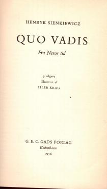 Quo Vadis - Fra Neros tid
