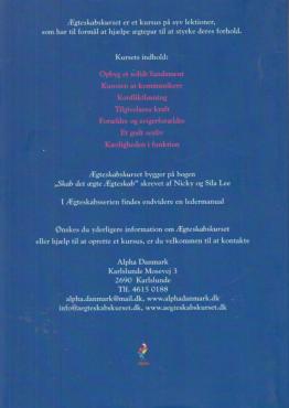 Ægteskabskurset skab det ægte ægteskab. Ledermanual