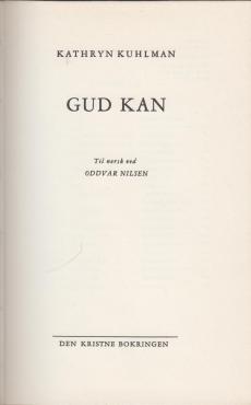 Gud kan
