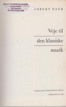 Veje til den klassiske musik